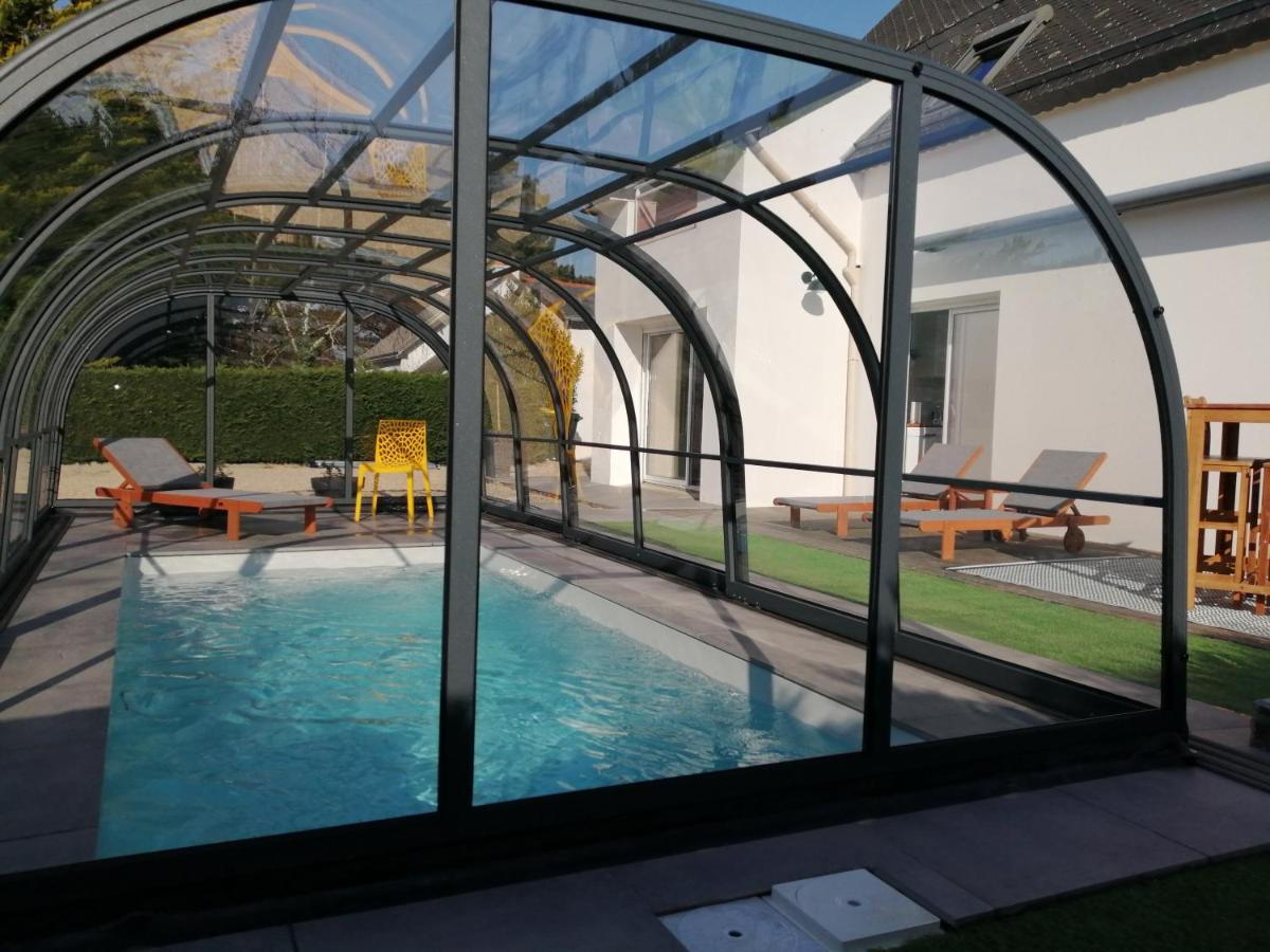 Villa Bord De Mer Avec Piscine Et Jacuzzi Penestin Bagian luar foto