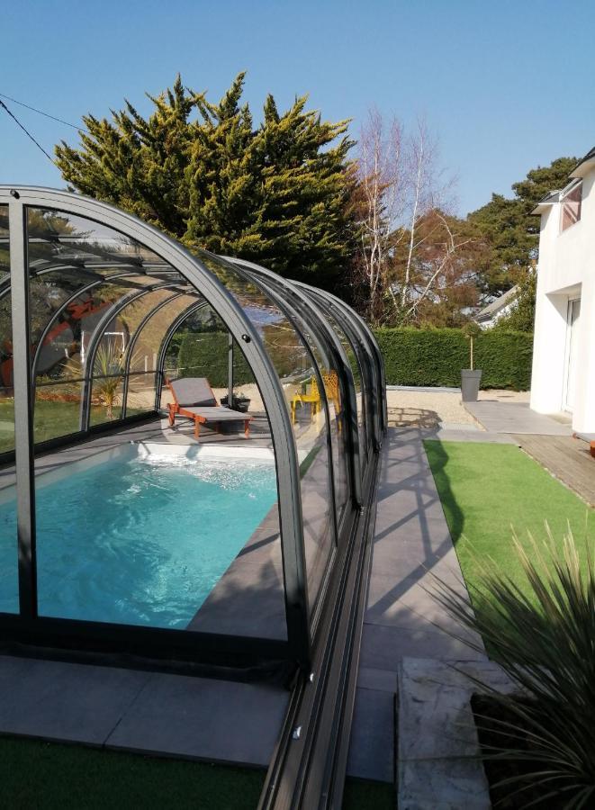 Villa Bord De Mer Avec Piscine Et Jacuzzi Penestin Bagian luar foto