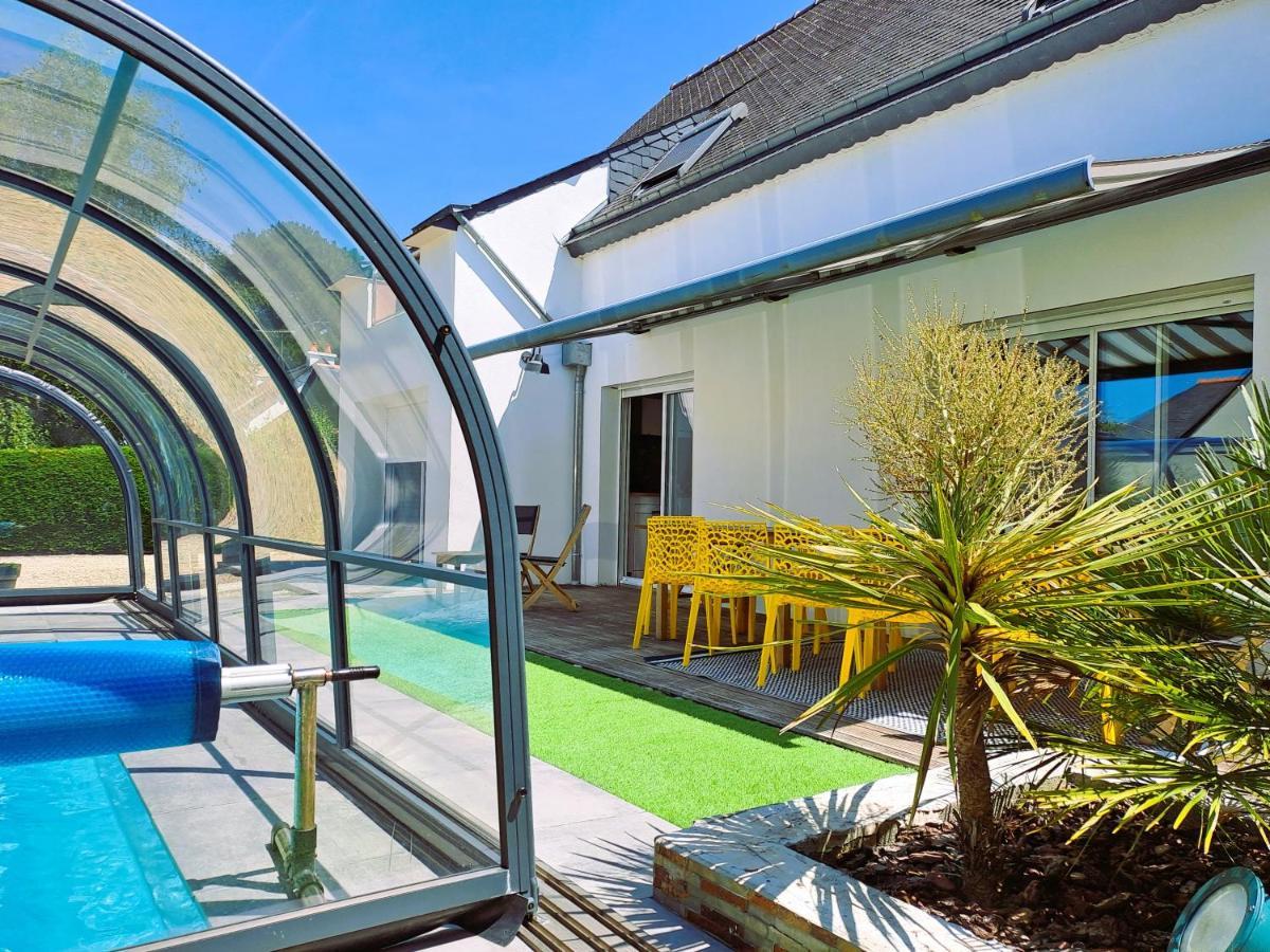 Villa Bord De Mer Avec Piscine Et Jacuzzi Penestin Bagian luar foto